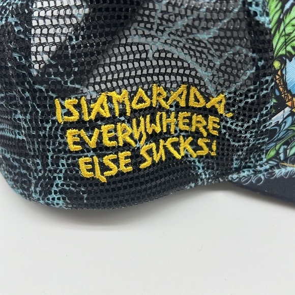 Boco Gear -Smelly Butt IPA Skull Coconut Palm Tree Colorful SnapBack Trucker Hat - Picture 5 of 11